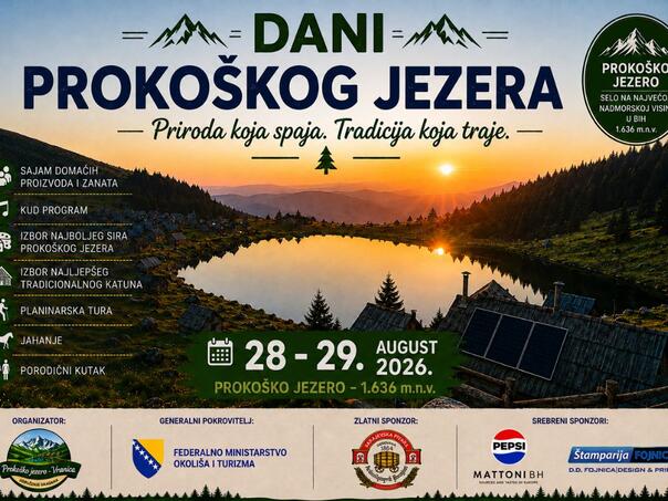 "Dani Prokoškog jezera": Bogat program na jednoj od najljepših lokacija u BiH