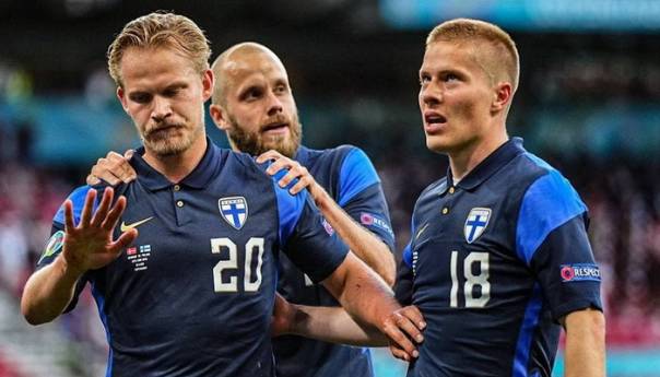 Danska izgubila od Finske na Euru