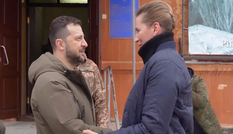 Danska premijerka sastala se sa Zelenskim u Mikolajevu