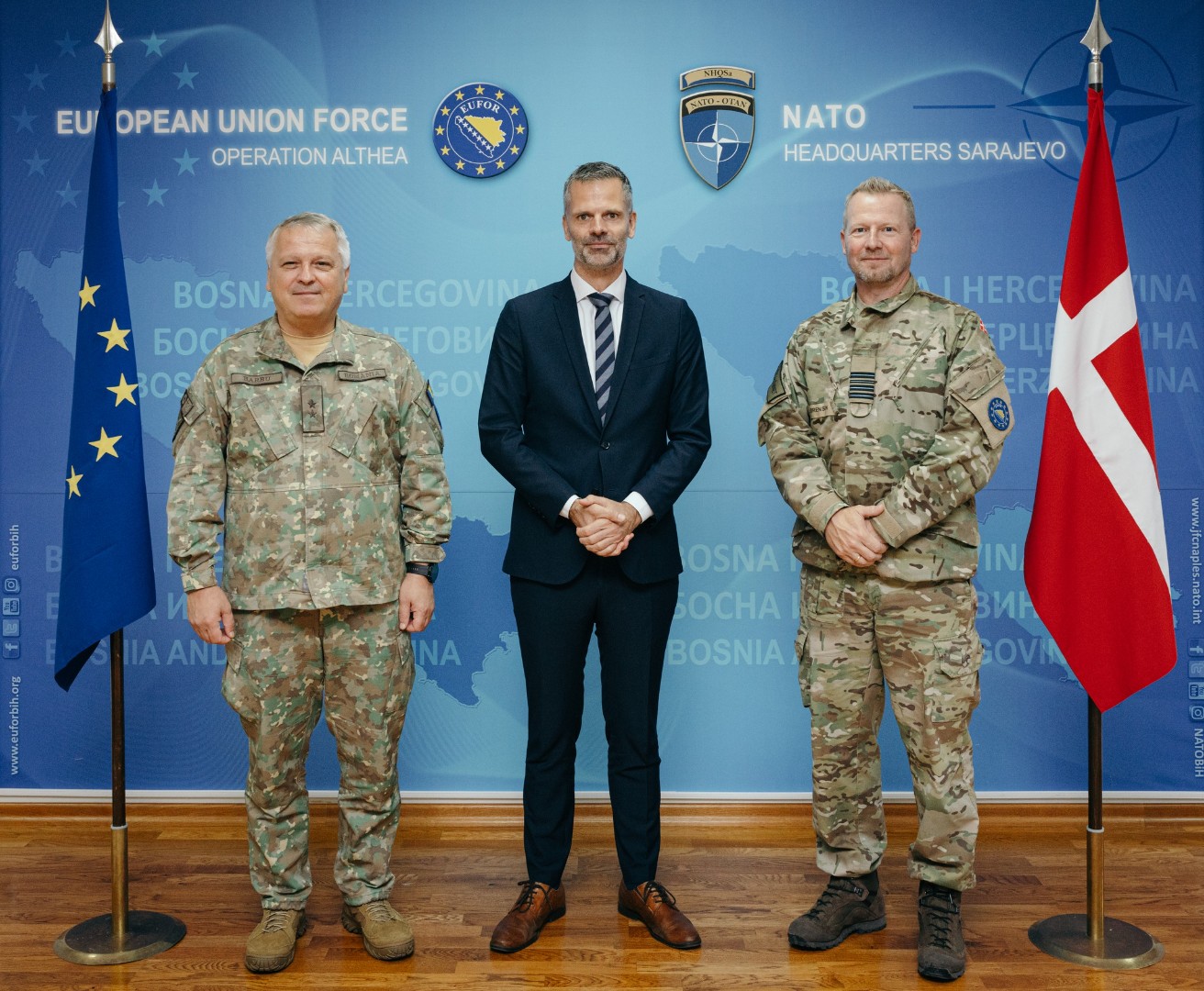 Danska se pridružila EUFOR-u: Srdačna dobrodošlica u bazi Butmir
