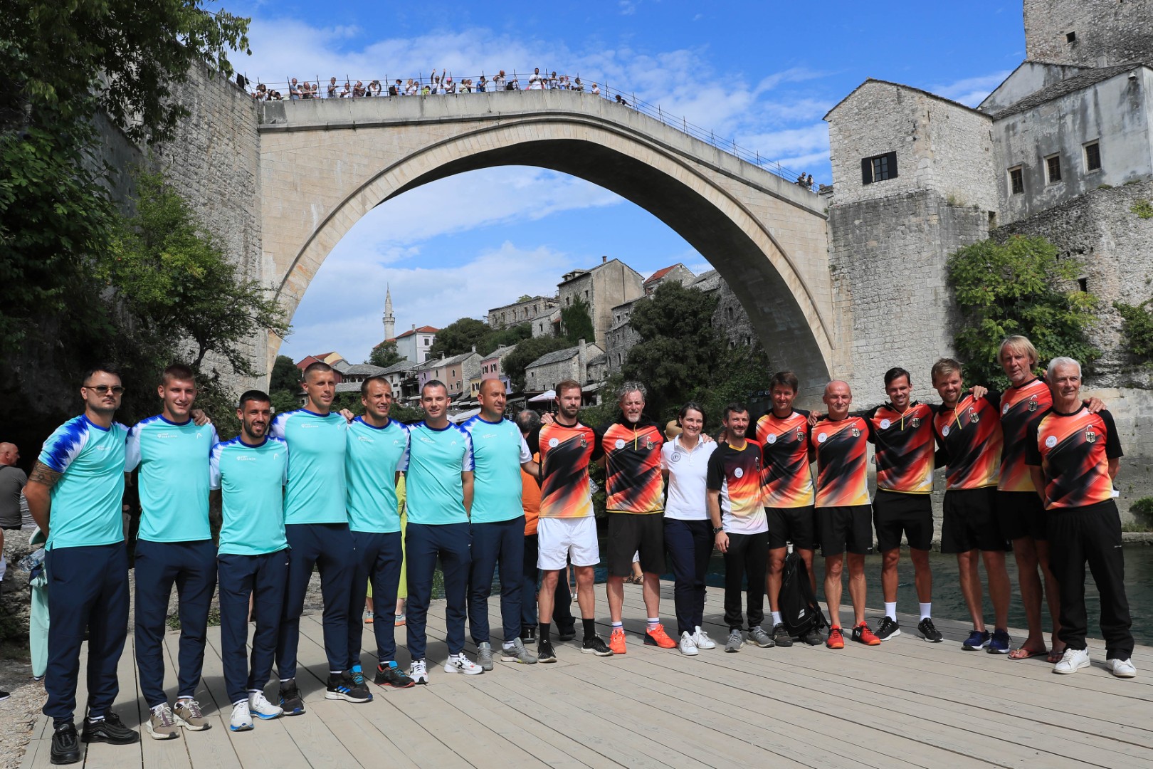 Davis Cup reprezentativci BiH i Njemačke uživali u gradu na Neretvi