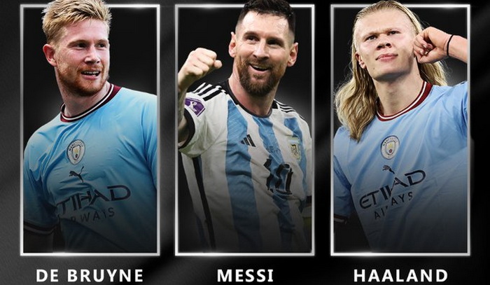 De Bruyne, Haaland i Messi kandidati za najboljeg fudbalera godine