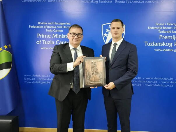 Delegacija kompanije "Solino" iz Poljske u posjeti Rudniku soli Tuzla i Vladi TK