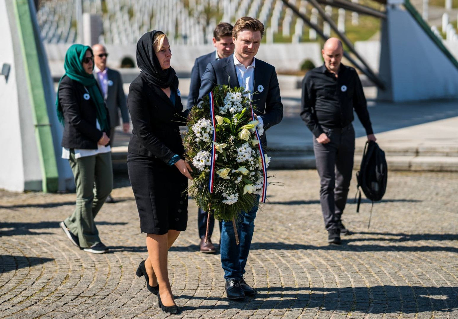 Delegacija nizozemskog parlamenta u Potočarima