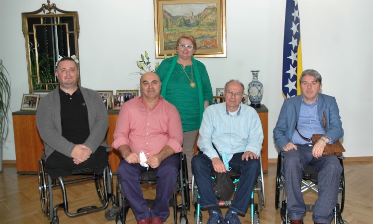 Delegacija Saveza RVI FBiH na sastanku kod ministrice Turković