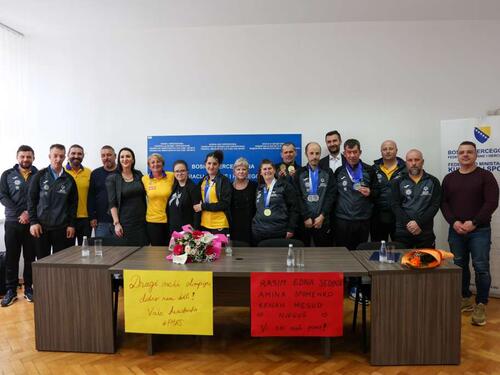 Delegacija Specijalne olimpijade u Ministarstvu sporta FBiH: Osvjetlali ste obraz BiH
