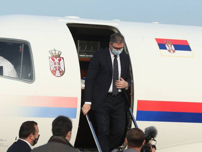 Delegacija Srbije predvođena Vučićem stigla u Banja Luku