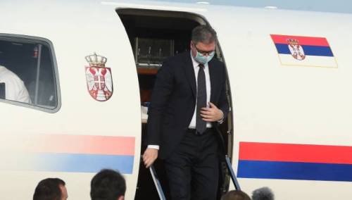 Delegacija Srbije predvođena Vučićem stigla u Banja Luku