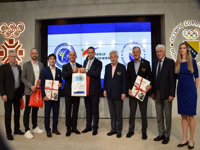 Delegacija Svjetske taekwondo federacije posjetila OK BiH