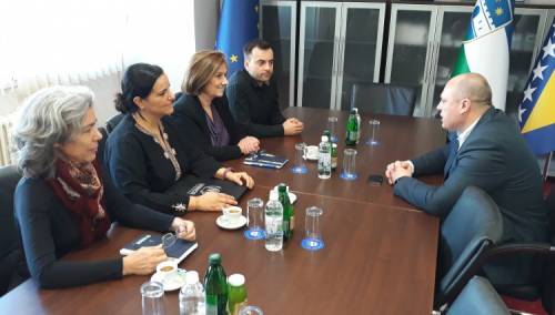 Delegacija UNHCR-a u BiH u posjeti Vladi USK