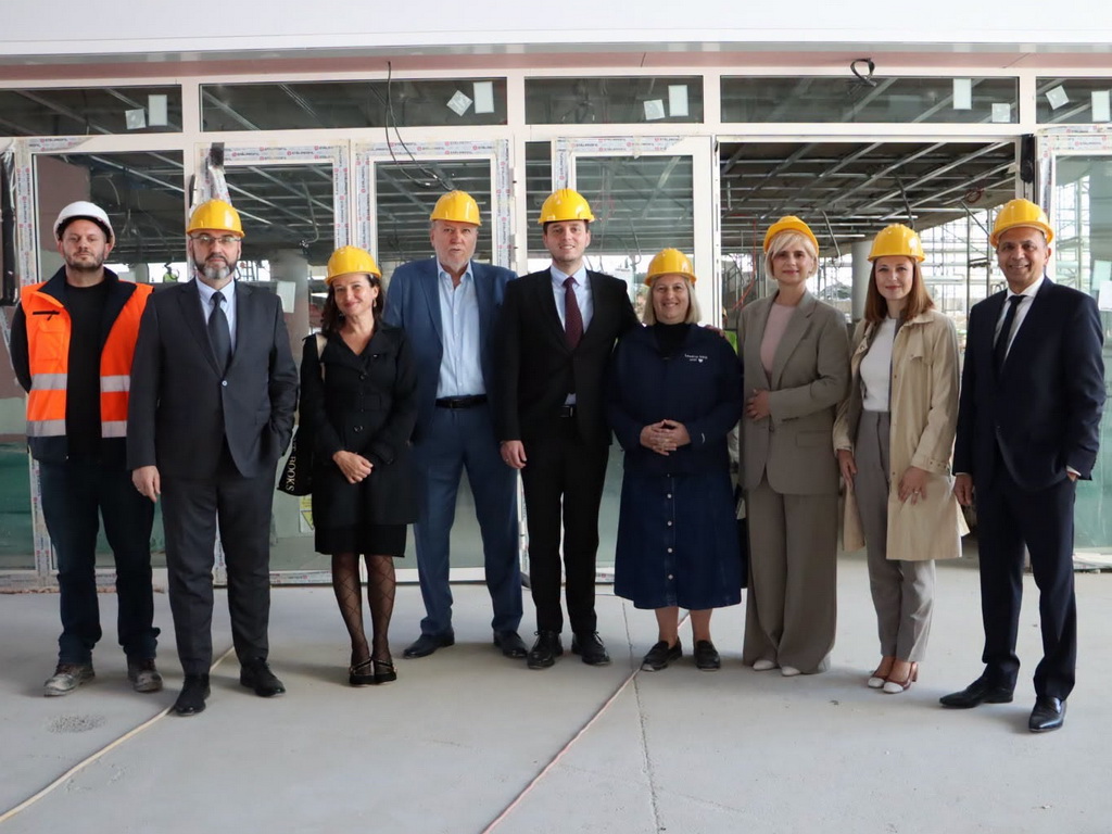 Delegacija Vlade KS i UNSA obišla gradilište Biblioteke UNSA