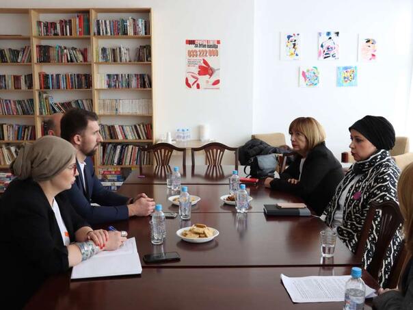 Delić posjetio Sigurnu kuću u Sarajevu, dogovorena saradnja na projektima