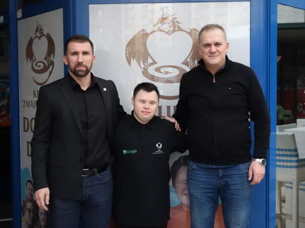 Delić posjetio Zmajevo srce, klub u kojem rade osobe sa invaliditetom u Tuzli