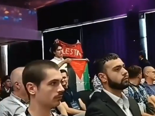 Aktivisti u Sarajevu prekinuli konferenciju: Profitirate od genocida u Gazi