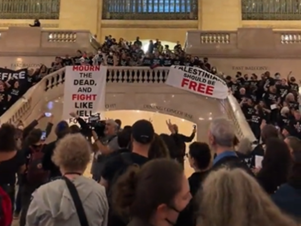 Demonstranti zatvorili Grand Central u New Yorku, traže mir u Gazi