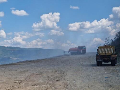Deponija u Kladnju još gori: Dvanaest dana traje borba sa vatrom
