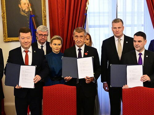 Desničari potpisali koalicijski sporazum o novoj češkoj vladi