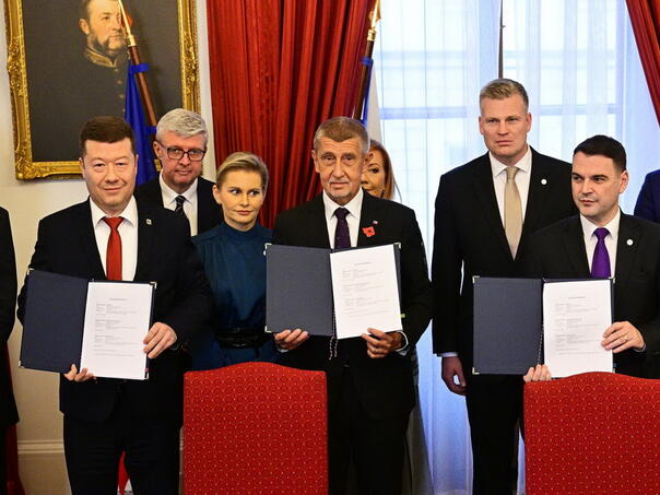 Desničari potpisali koalicijski sporazum o novoj češkoj vladi