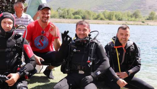 Devedeset ronilaca sudjelovalo u čišćenju plaže i korita Mostarskog jezera