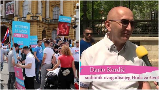 Dežulović o zločincu Kordiću na 'Hodu za život' u Zagreb