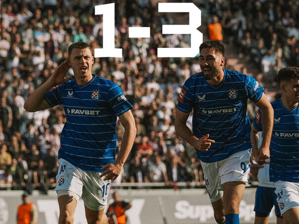 Dinamo lagano slavio u Splitu i došao na milimetar do titule