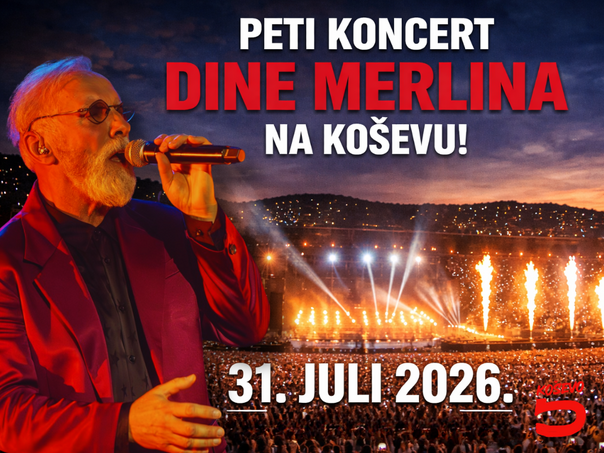 Dino Merlin najavio peto Koševo: "Pjesme koje su obišle svijet sada se vraćaju kući!"