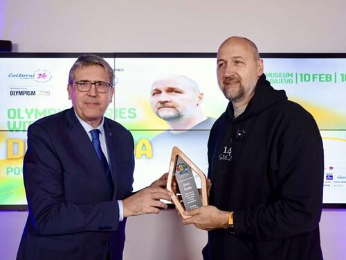 Dino Rađa u Olimpijskom muzeju: Susret sporta i historije