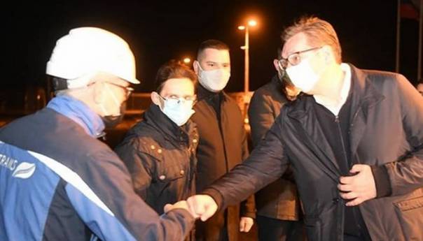 Dio plinovoda Turski tok pušten kroz Srbiju