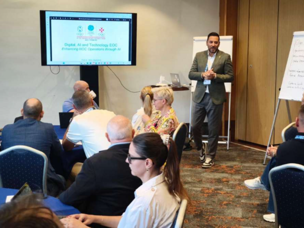 Direktor IDDEEA keynote predavač iz oblasti AI svim nacionalnim olimpijskim komitetima Evrope