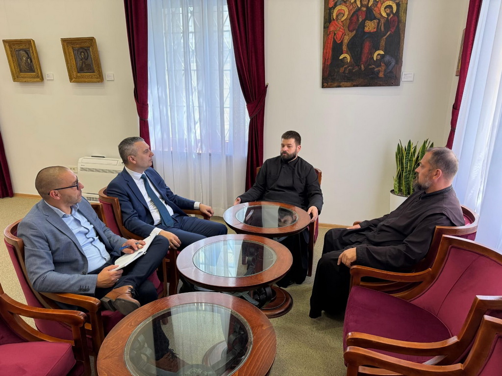 Dizdar posjetio Sabornu crkvu u Mostaru i manastir u Žitomisliću