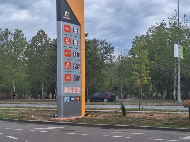 Dizel u Banjoj Luci za četiri dana poskupio do 14 feninga, današnja cijena 3,83 KM