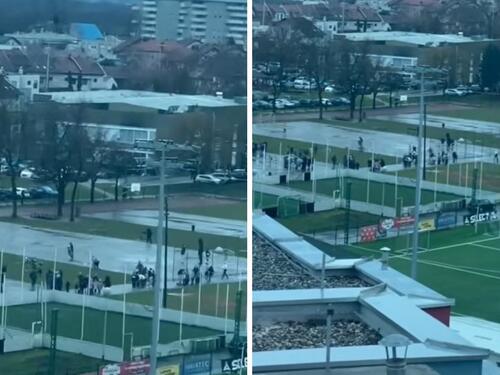 Djeca bježe iz škole nakon napada u Zagrebu