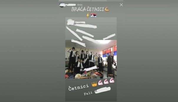 Djeca veličala četnike u osnovnoj školi u Srebrenici