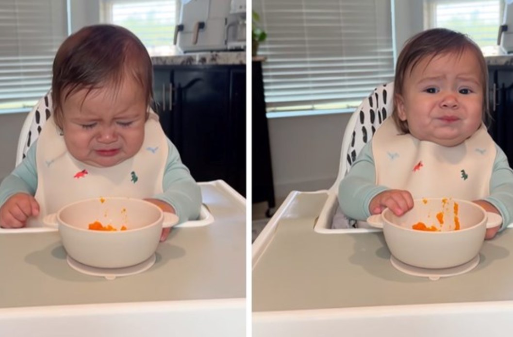 Dječak prvi put probao pire od mrkve, reakcija nasmijala mnoge