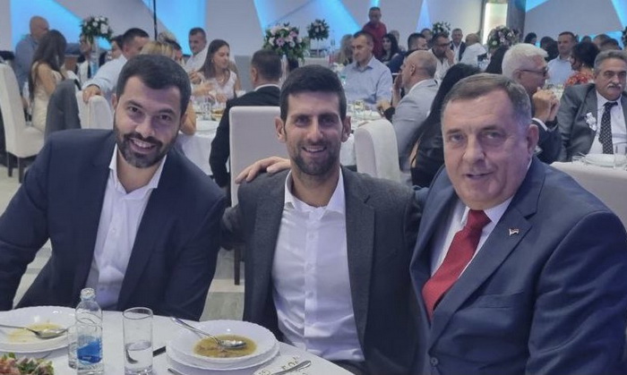 Đoković na svadbi džudiste Majdova, fotografirao se sa Dodikom