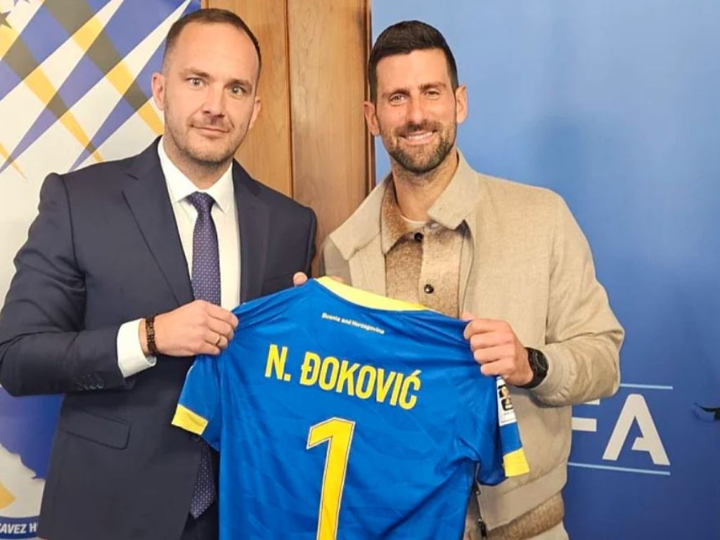 Đoković pozirao s dresom BiH: Susret koji je privukao pažnju