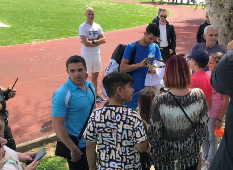 Đoković se nakon treninga u Sarajevu družio s fanovima