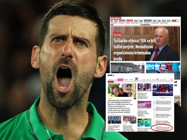 Đoković u sjeni estradnih svađa: Režimski mediji ignorišu "propalog tenisera"