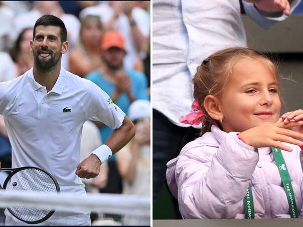 Đokovićeva kćerka ukrala show na Wimbledonu pobjedničkim plesom