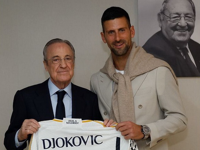 Đokoviću dres Real Madrida sa brojem jedan