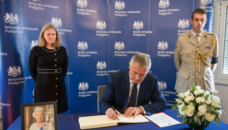 Đukanović će prisustvovati sahrani kraljice Elizabete II