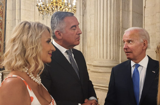 Đukanović razgovarao sa Bidenom u Madridu