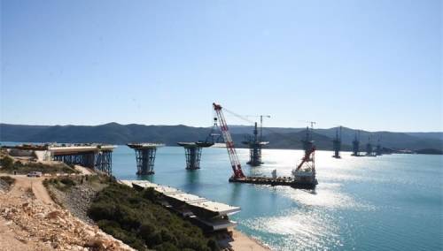 Do oktobra će biti spojeni svi segmenti Pelješkog mosta