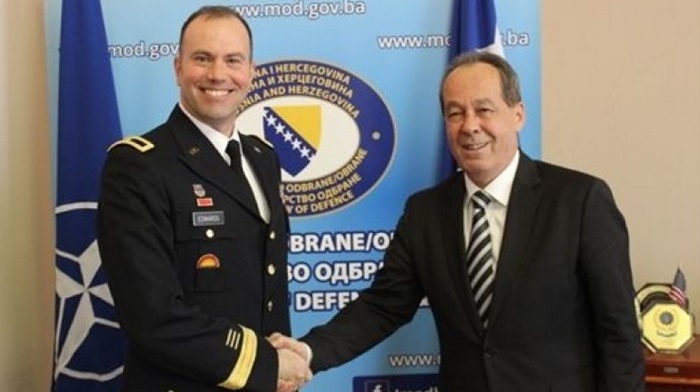 Dobra saradnja MO BiH i NATO Štaba u Sarajevu