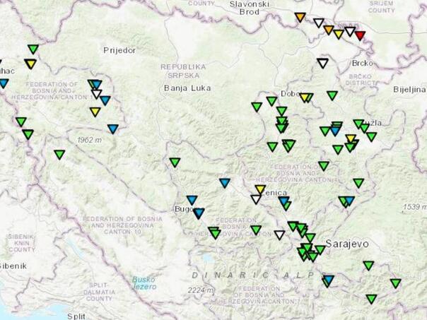Dobre vijesti: Vodostaji Une, Vrbasa i Bosne nastavljaju padati, Sava stabilno!