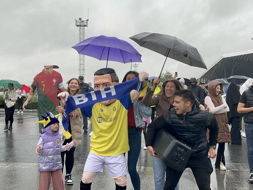 Dočekali ih brojni građani: Portugalci s Ronaldom stigli u BiH