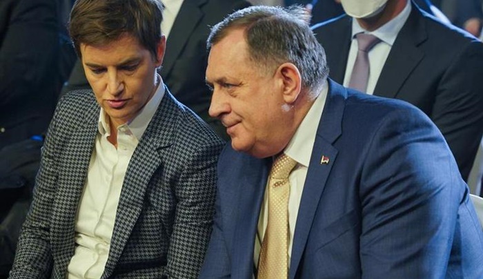 Dodik čestitao Ani Brnabić imenovanje za mandatara
