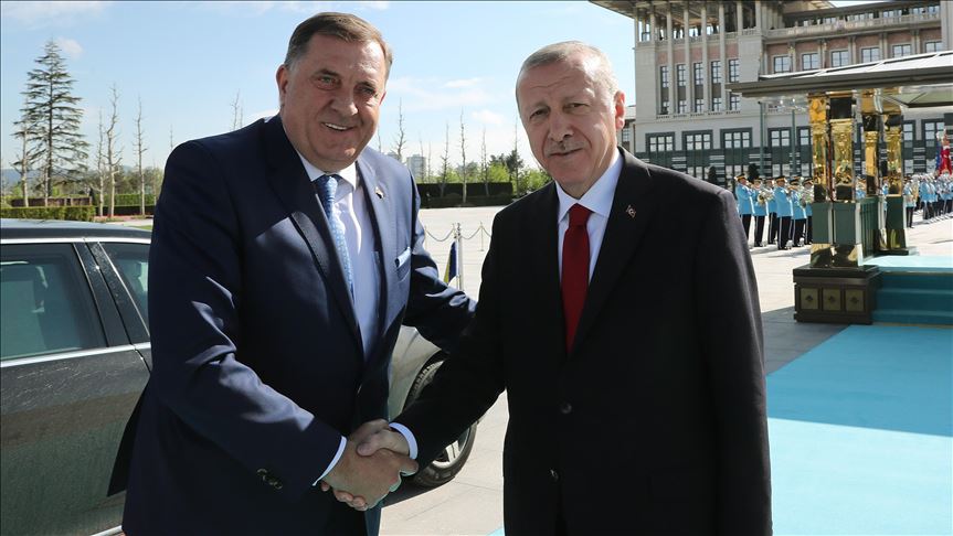 Dodik danas s Erdoganom u Ankari
