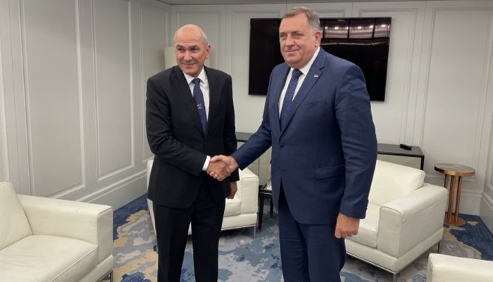 Dodik danas sa Janšom