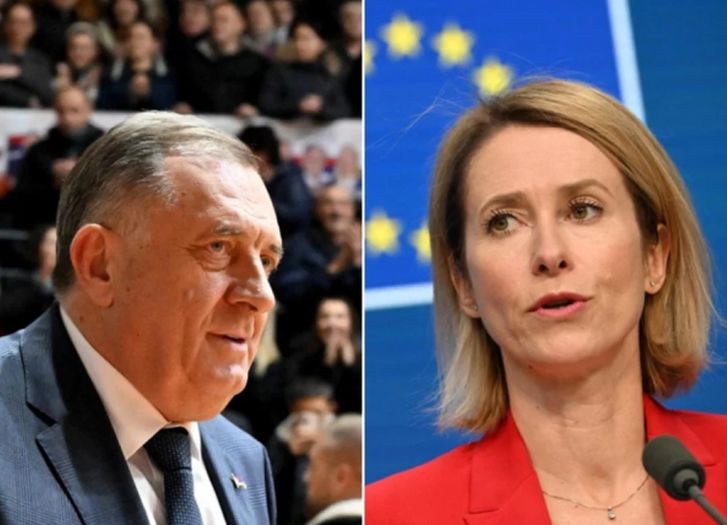 Dodik: Dok je Kallas komesarka, zaustaviti EU put BiH